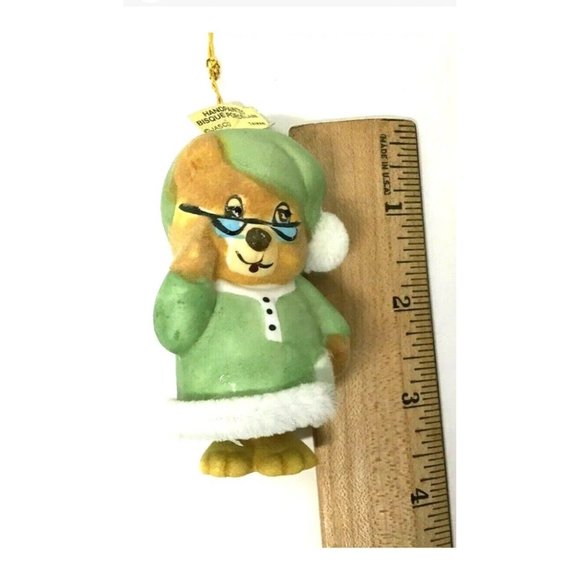 Jasco Vintage Porcelain Bisque Soft N Snoozy Chimer Ornament Hanging Vintage NIB - Picture 9 of 16